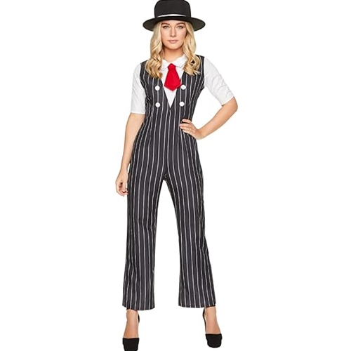 Gangster Girl (4pc) Adult Costume