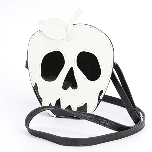 Glow in the Dark Poisoned Apple Crossbody Bag