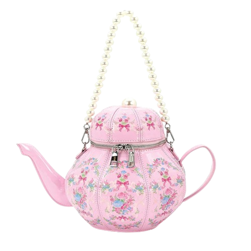 Pink Teapot Bag