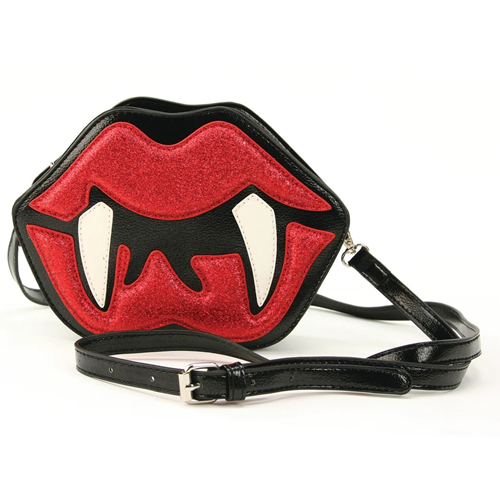 Vampire Mouth Crossbody Bag