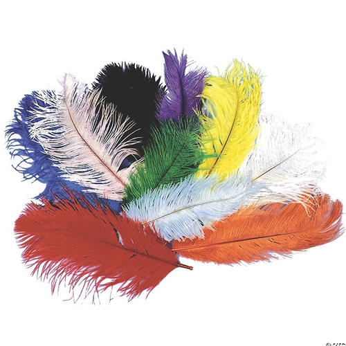 Ostrich Plume 12-15" Blue