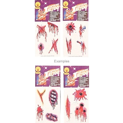 Tattoo Blood & Scar Assortment