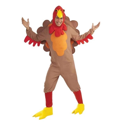 Turkey Fleece (3pc) Adult Costume