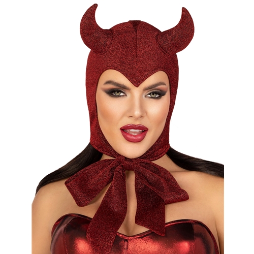 Vintage Glitter Devil Bonnet