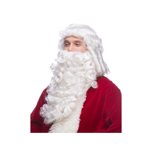 Santa SX Curly Wig & Beard
