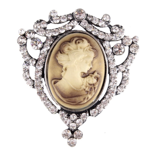 Vintage Cameo Pin