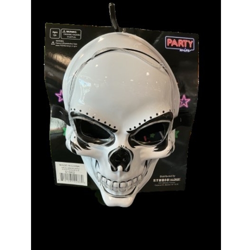 Skull Mask Aqua Neon
