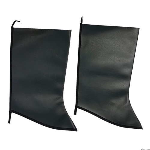 Boot Tops No Cuff Black