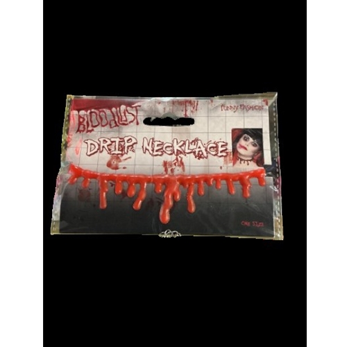 Dripping Blood Necklace-Velcro