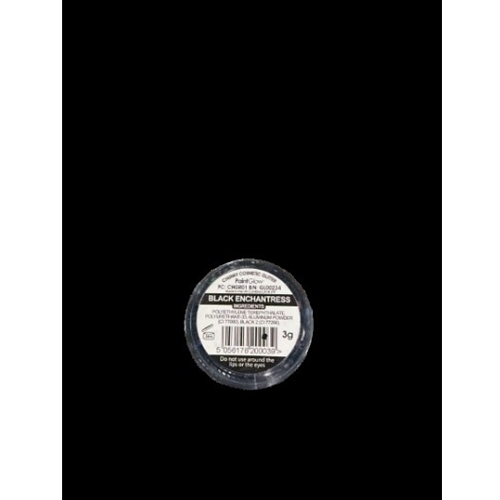 Chunky Glitter Shaker Black Enchantress