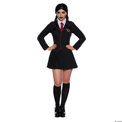 Gothic School Girl (3pc) Adult Costume