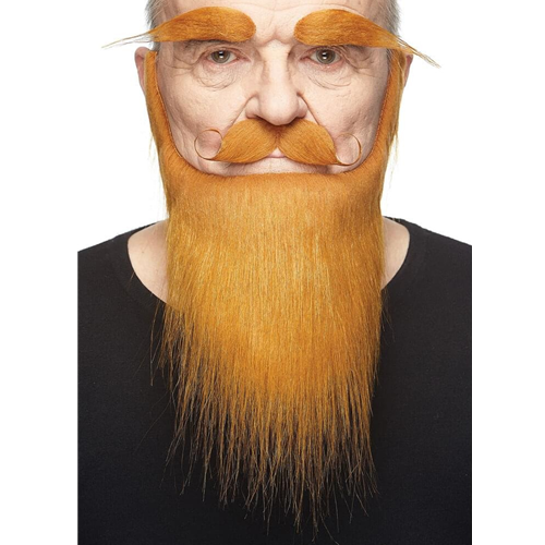 Medieval King Moustache, Beard, and Eyebrow Set