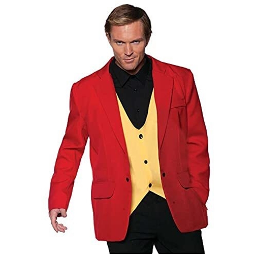 Red and Yellow Jacket and Vest Set