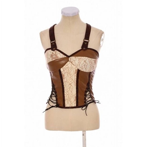 Steampunk Camisole Adult Brown