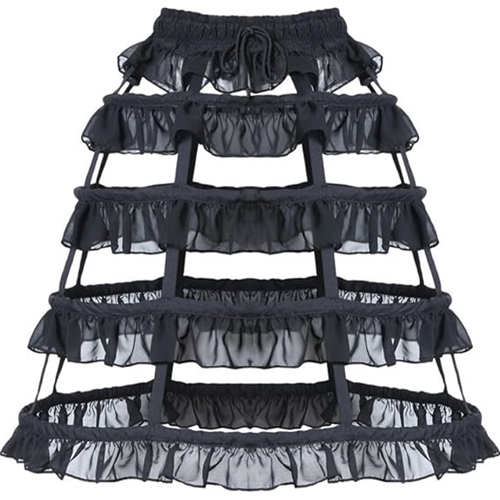 Gothic Lolita Layers Petticoat with Solf Fishbone Adult