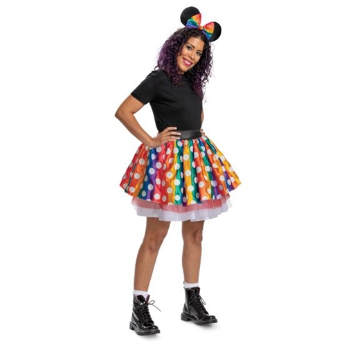 Minnie Mouse 25th Pride Tutu Kit (2pc) Adult