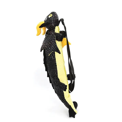 Black Dragon Stuffed Sling Bag