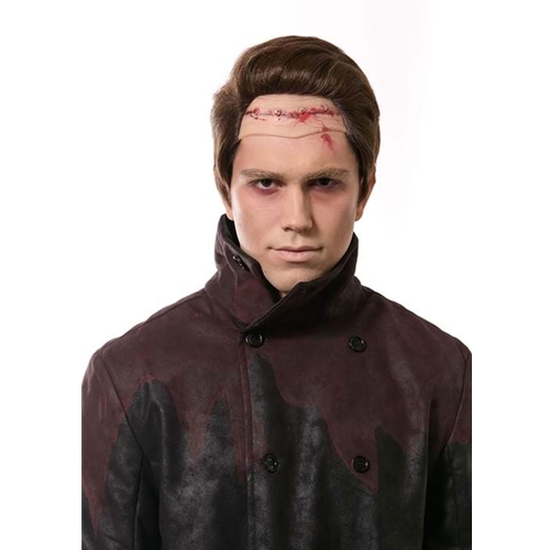 Frankenstein Monster Wig Brown with Studs