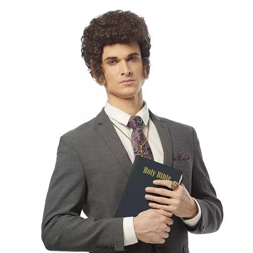 Righteous Preacher Wig Brown