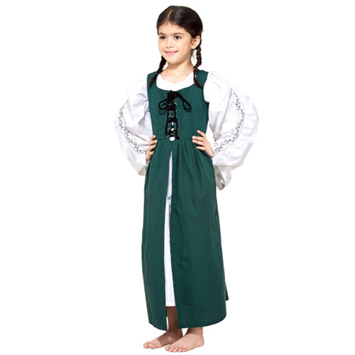 Cilento Dress Green Child