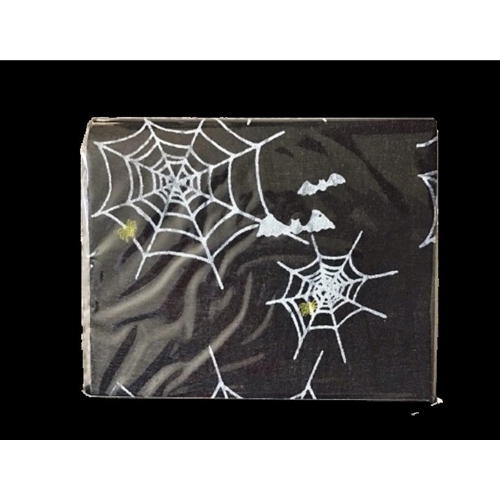 Spider Web Print Pantyhose Black/Silver Adult