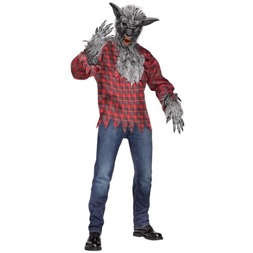Werewolf Silver Adult Plus Size Costume