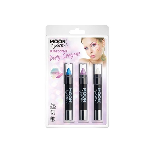 Glitter Body Crayon 3pk