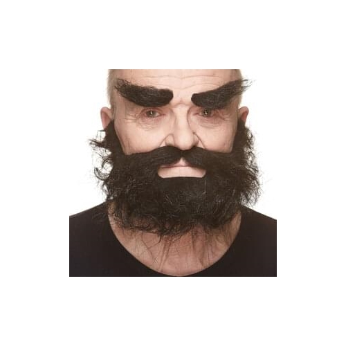 Trapper Mustache Beard and Eyebrows