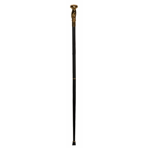 Deluxe Metal Golden Flower Cane