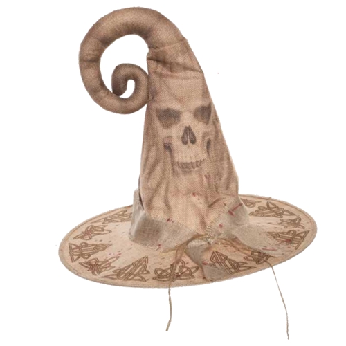 Skull Print Hat for Witches and Wizards