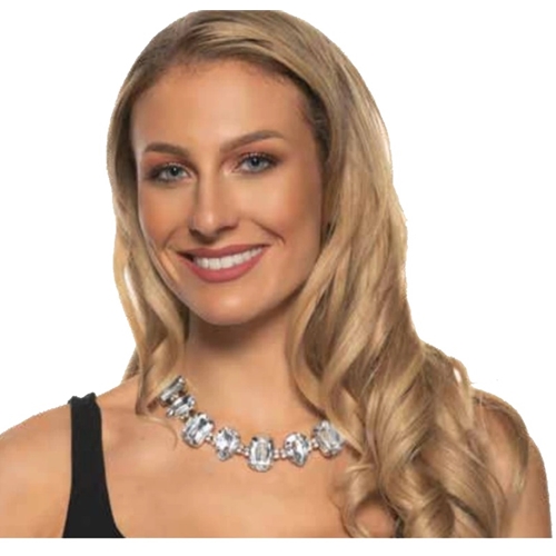 Faux Diamond Necklace