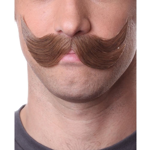 Human Hair Moustache 934 "Handlebar"