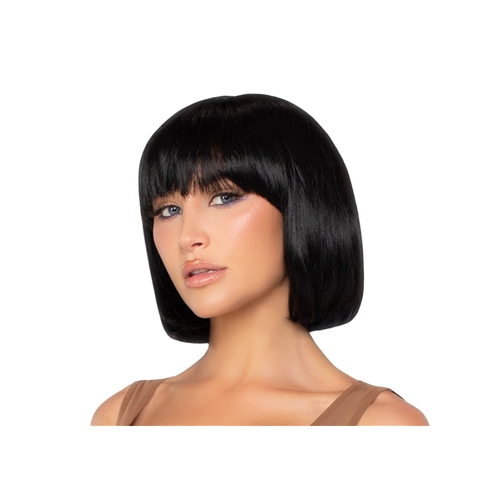 Black Short Natural Bob Wig