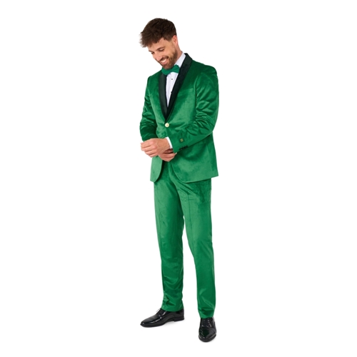 Velvet Verdant Tuxedo Suit