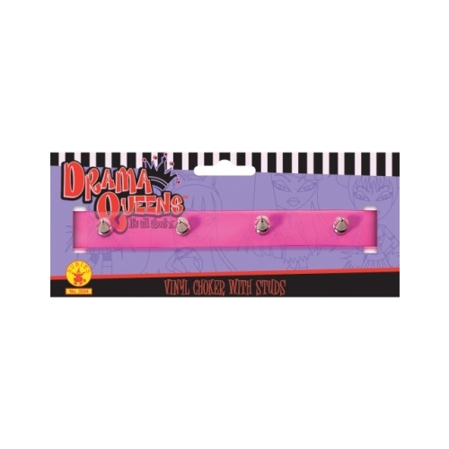 Studded Choker Pink