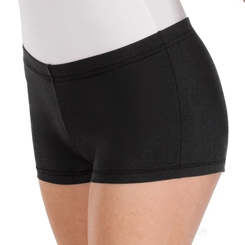 Flat Waist Shorts Adult Black