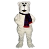 Arctic Bear With Scarf Mascot - Sales