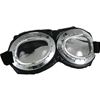 Black and Silver Aviator Goggles