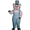 Farmer Piglet Mascot - Sales