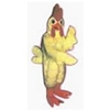 Happy Yellow Chicken Mascot