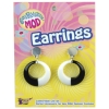 Mod Earrings Black and White