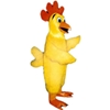 Plucky Chicken Mascot. This Plucky Chicken mascot comes complete with head, body, hand mitts and foot covers. This is a sale item. Manufactured from only the finest fabrics. Fully lined and padded where needed to give a sculptured effect. Comfortable to wear and easy to maintain. All mascots are custom made. Due to the fact that all mascots are made to order, all sales are final. Delivery will be 2-4 weeks. Rush ordering is available for an additional fee. Please call us toll free for more information. 1-877-218-1289