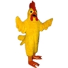 Realistic Chicken Mascot. This Realistic Chicken mascot comes complete with head, body, hand mitts and foot covers. This is a sale item. Manufactured from only the finest fabrics. Fully lined and padded where needed to give a sculptured effect. Comfortable to wear and easy to maintain. All mascots are custom made. Due to the fact that all mascots are made to order, all sales are final. Delivery will be 2-4 weeks. Rush ordering is available for an additional fee. Please call us toll free for more information. 1-877-218-1289