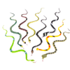Rubber Snakes 14" Long