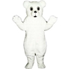 Snow Cub Mascot. This Snow Cub mascot comes complete with head, body, hand mitts and foot covers. This is a sale item. Manufactured from only the finest fabrics. Fully lined and padded where needed to give a sculptured effect. Comfortable to wear and easy to maintain. All mascots are custom made. Due to the fact that all mascots are made to order, all sales are final. Delivery will be 2-4 weeks. Rush ordering is available for an additional fee. Please call us toll free for more information. 1-877-218-1289