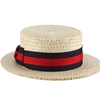 Deluxe Braided Boater Hat