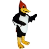 Woodrow Woodpecker Mascot. This Woodrow Woodpecker mascot comes complete with head, body, hand mitts and foot covers. This is a sale item. Manufactured from only the finest fabrics. Fully lined and padded where needed to give a sculptured effect. Comfortable to wear and easy to maintain. All mascots are custom made. Due to the fact that all mascots are made to order, all sales are final. Delivery will be 2-4 weeks. Rush ordering is available for an additional fee. Please call us toll free for more information. 1-877-218-1289