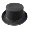 Black Wool Felt Top Hat