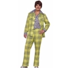 70's Leisure Suit Adult Costume Green Plaid or Orange