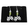 Comedy & Tragedy Dangle Earrings with Beads